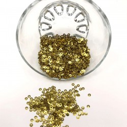 Sarı Metal Pul 3 mm-CP-1039