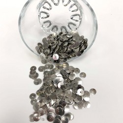 Gümüş Metal Pul 6 mm-CP-1042