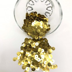 Sarı Metal Pul 8 mm-CP-1047