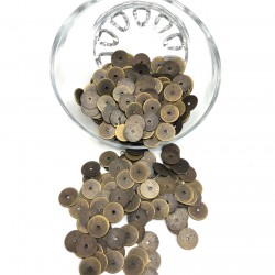 Antik Yeşil Metal Pul 10 mm-CP-1053