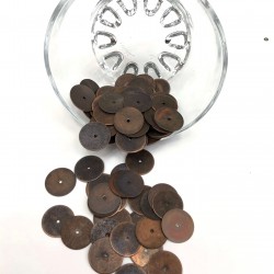 Bakır Metal Pul 12 mm-CP-1054