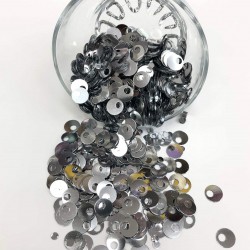 Gümüş Renk Patik ve Çanta Pulu 10 mm-CP-109