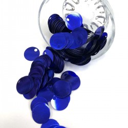 Saks Mavi Patik ve Çanta Pulu 20 mm-CP-122