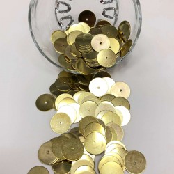 Sarı Metal Pul 12 mm-CP-128