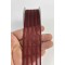 Bordo Şeritli Şifon Kurdele 5 cm En &ndash; 1 Metre &ndash; Nikah Şekeri, S&uuml;sleme ve El Yapımı-CİZGİLİSİFON-4