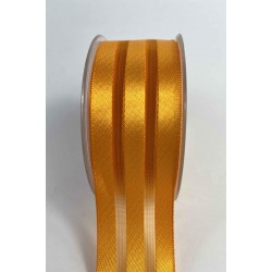 Turuncu Kalın Şeritli Şifon Kurdele 5 cm En &ndash; 1 Metre &ndash; Nikah Şekeri, S&uuml;sleme ve El Yapımı-CİZGİLİSİFON-7