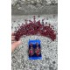 Daisy Bordo Taç ve Geniş Mekik Küpe Takımı – Işıltılı Abiye Gelin Seti-DAISY-33 Daisy Bordo Taç ve Geniş Mekik Küpe Takımı – Işıltılı Abiye Gelin Seti-DAISY-33