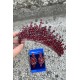 Daisy Bordo Taç ve İnce Mekik Küpe Takımı – Işıltılı Abiye Gelin Seti-DAISY-35 Daisy Bordo Taç ve İnce Mekik Küpe Takımı – Işıltılı Abiye Gelin Seti-DAISY-35