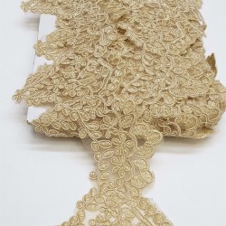 Vizon Fransız Güpür Kenar Dantel-DAN-122