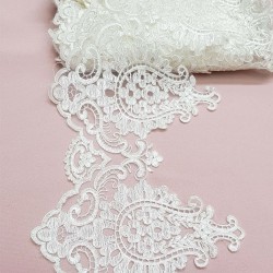 Krem Fransız Dantel Güpür-DAN-135