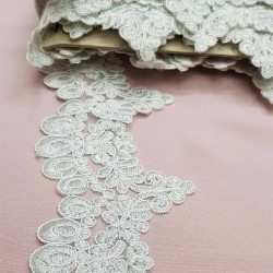 Krem Fransız Kenar Güpür Dantel-DAN-149