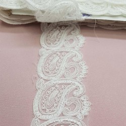 Krem Fransız Güpür Ara Dantel-DAN-151