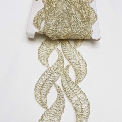 Gold Simli Güpür Ara Dantel-DAN-160