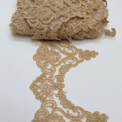 Vizon Fransız Güpür Kenar Dantel-DAN-162