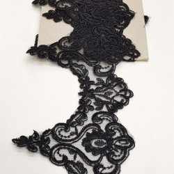 Siyah Fransız Güpür Kenar-DAN-167