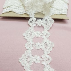 Krem Fransız Güpür Ara Dantel-DAN-184