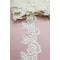 Krem Çiçekli Fransız Güpür Dantel-DAN-186