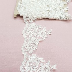 Krem Fransız Güpür Dantel-DAN-187