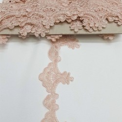 Pudra Fransız Güpür Dar Dantel-DAN-205