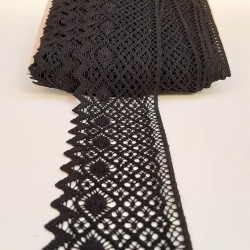 Siyah Kopanaki Koton Dantel-DAN-215