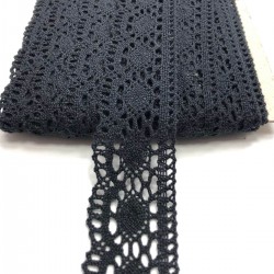 Siyah Koton Kopanaki Dantel -DAN-220