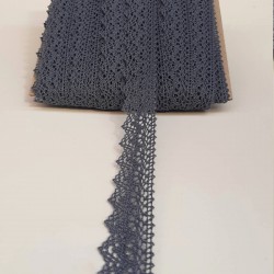 Koyu Gri Kopanaki Koton Dantel-DAN-223