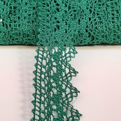 Yeşil Kopanaki Koton Dantel-DAN-225