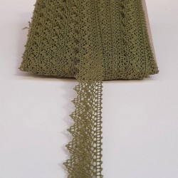 Açık Yeşil Kopanaki Koton Dantel-DAN-227