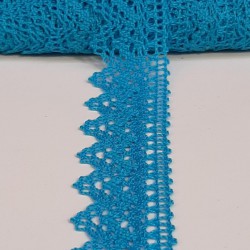 Turkuaz Kopanaki Koton Dantel-DAN-229