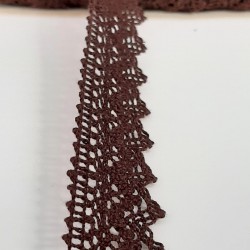 Kızıl Kahve Kopanaki Koton Dantel-DAN-236