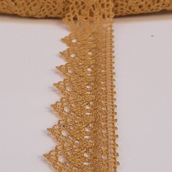 Hardal Sarı Kopanaki Koton Dantel-DAN-239