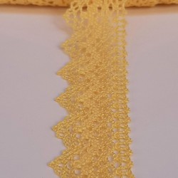 Sarı Kopanaki Koton Dantel-DAN-240
