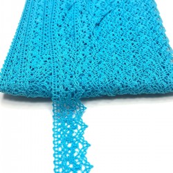 Turkuaz Kopanaki Koton Dantel-DAN-251