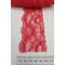 Açık Kırmızı Likralı Esnek Dantel Şerit-DAN-302