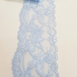 Bebe Mavi Likralı Esnek Dantel-DAN-304