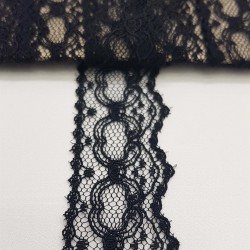 Siyah Kolalı Kuğu Dantel 3 cm-DAN-310