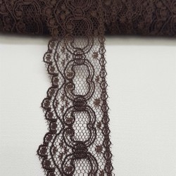Kahve Kolalı Kuğu Dantel 3 cm-DAN-313