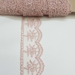 Pudra Desenli Dar Dantel-DAN-315