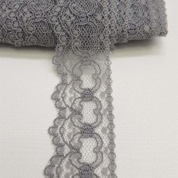 Gri Kolalı Kuğu Dantel 3 cm-DAN-316