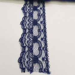 Lacivert Kolalı Kuğu Dantel 3 cm-DAN-327