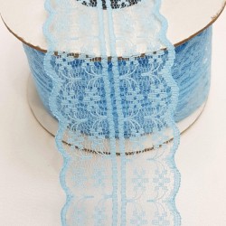 Bebe Mavi Çift Taraflı Dantel 5 cm-DAN-331