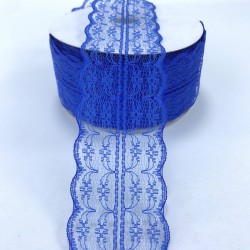 Saks Mavi Dantel Kurdele-DAN-347