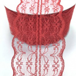 Kırmızı Dantel Kurdele-DAN-356