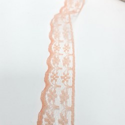 Somon Çiçek Desenli Dantel-DAN-363