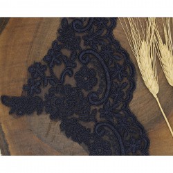 Lacivert Fransız Güpür 044-DAN-376