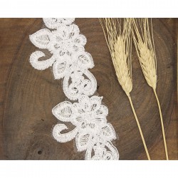 Beyaz Fransız Güpür 1298-DAN-389