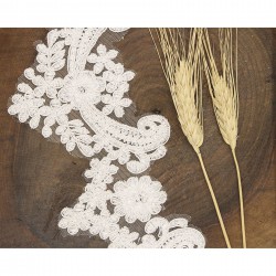 Beyaz Fransız Güpür 2422-DAN-437