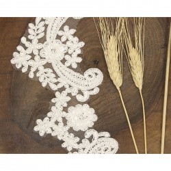 Kırık Beyaz Fransız Güpür 2422-DAN-439