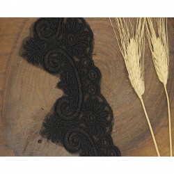 Siyah Fransız Güpür 2427-DAN-446