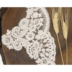 Kırık Beyaz Fransız Güpür 2591-DAN-461